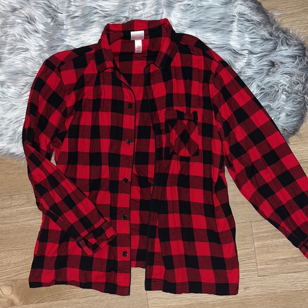 Buffalo Check Cotton Long Sleeve Shirt